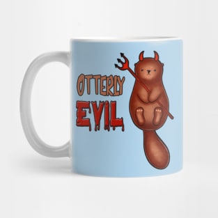 Otterly Evil Otter Pun Mug